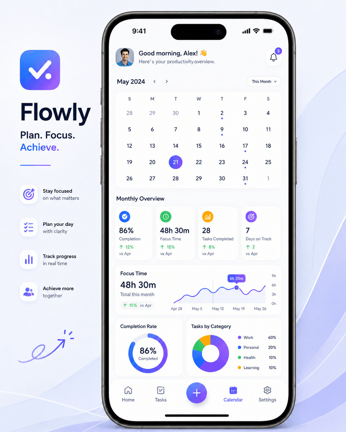 Flowly Productivity App